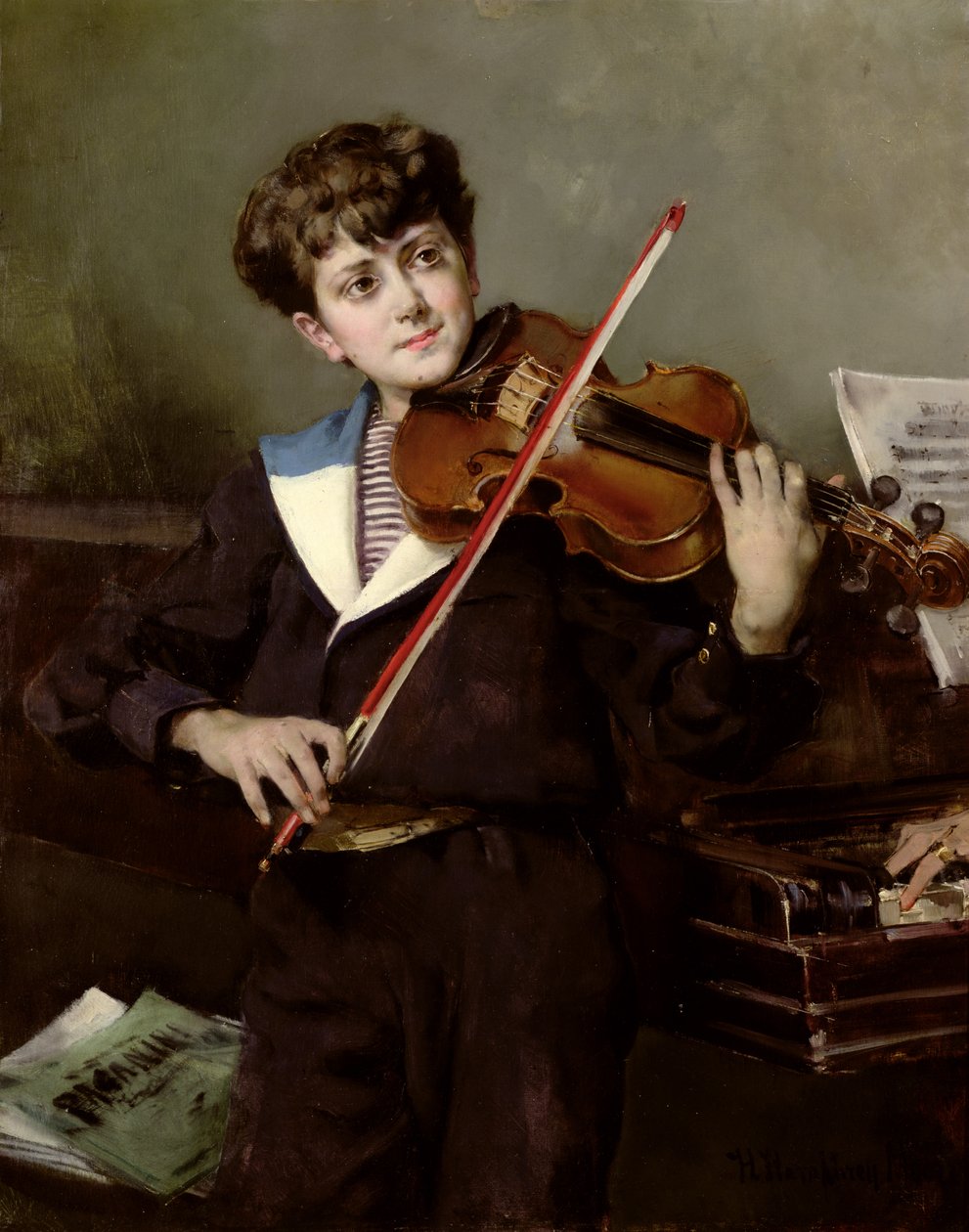 Violinisten av Harry Humphrey Moore