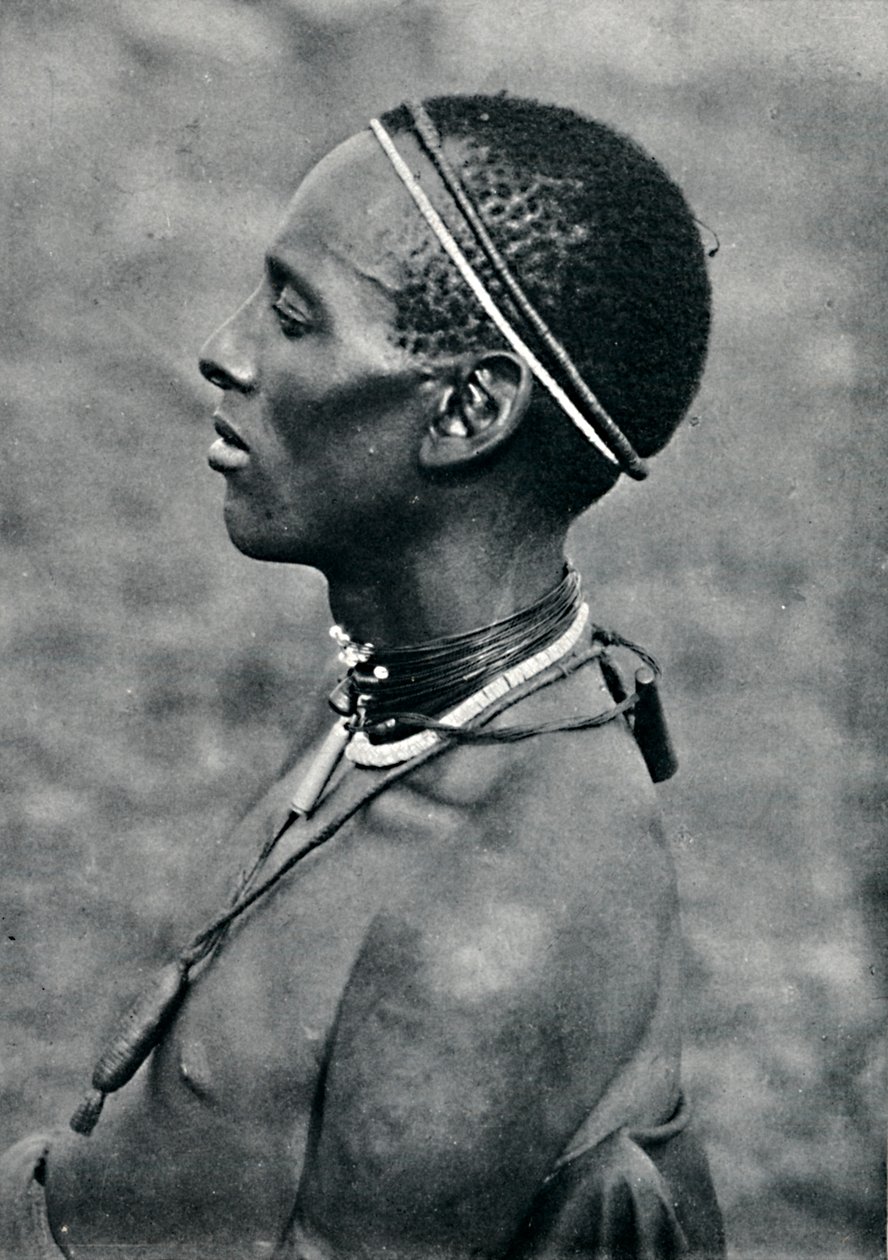 En Hima från Mpororo, Ekvatorialafrika, väster om Victoria Nyanza, 1912 av Harry Johnston