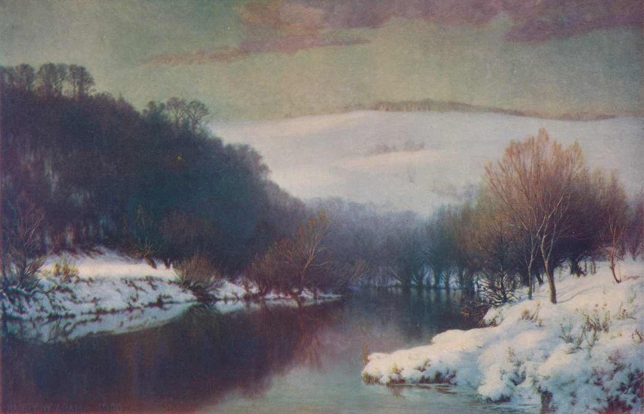 Winters Sleep, 1900, c1900 av Harry William Adams