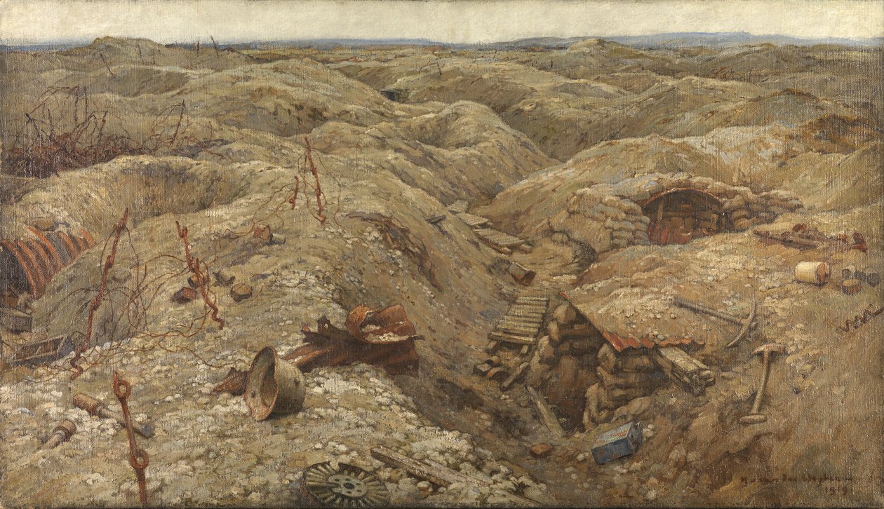Desolation - Skyttegravar norr om Lens av Harry van der Weyden