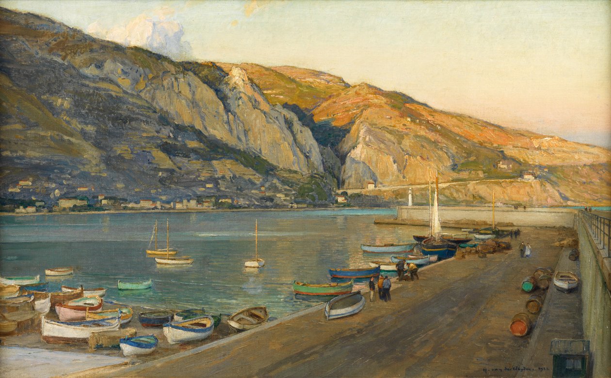 Hamnen i Menton, Cote d
