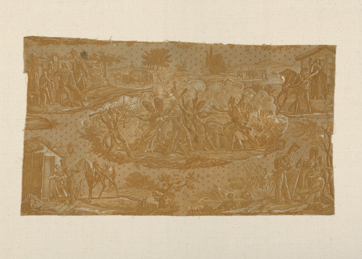 Cambronne at Waterloo (Möbeltyg) av Hartmann et Fils