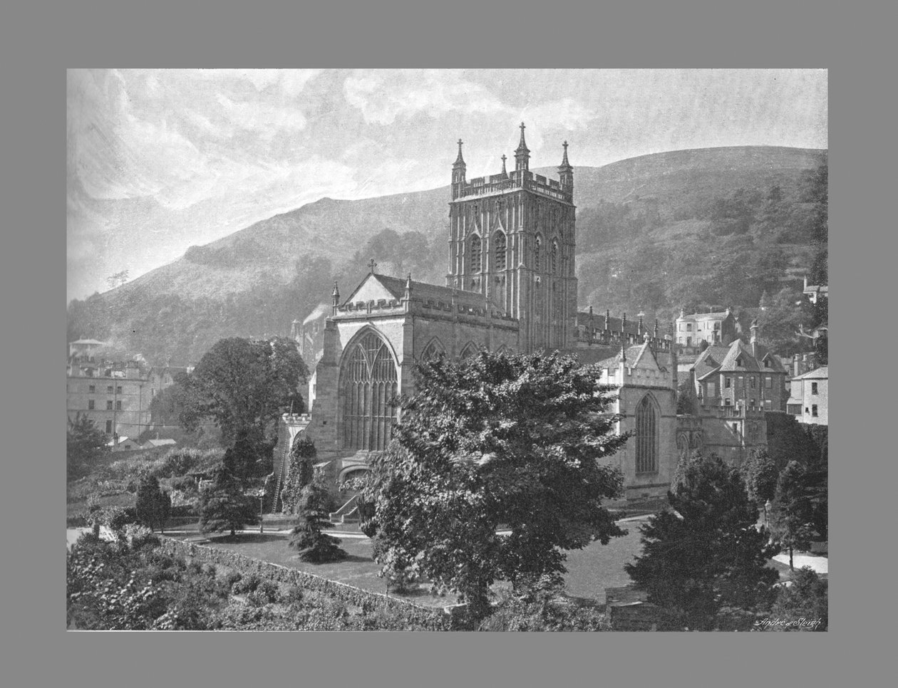 Priory Church, Great Malvern, c1900 av Harvey Barton