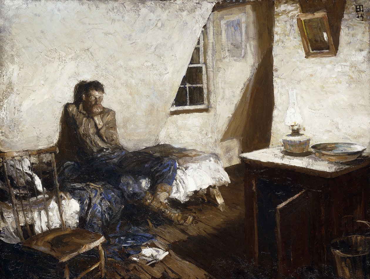 Den gamle gruvarbetaren av Harvey T. Dunn