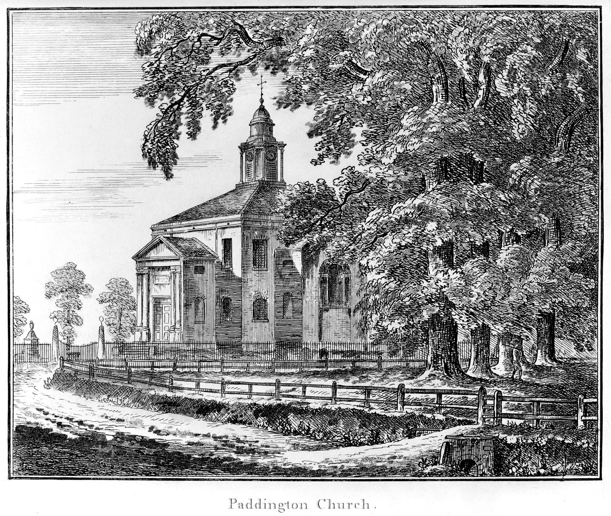 Paddington Church, 1795 av Haynes King