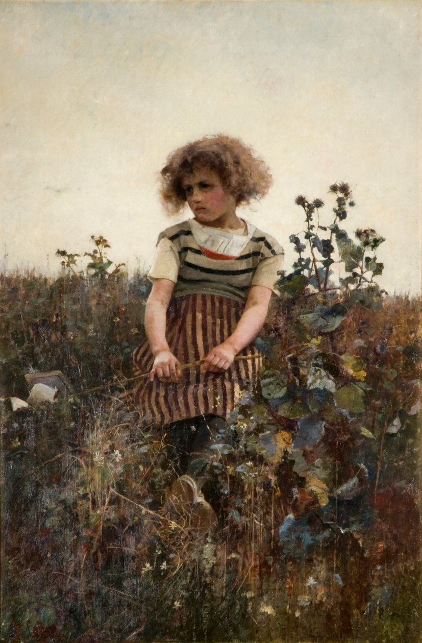 Lilla skolk, ca 1880-1900 av Hector Caffieri