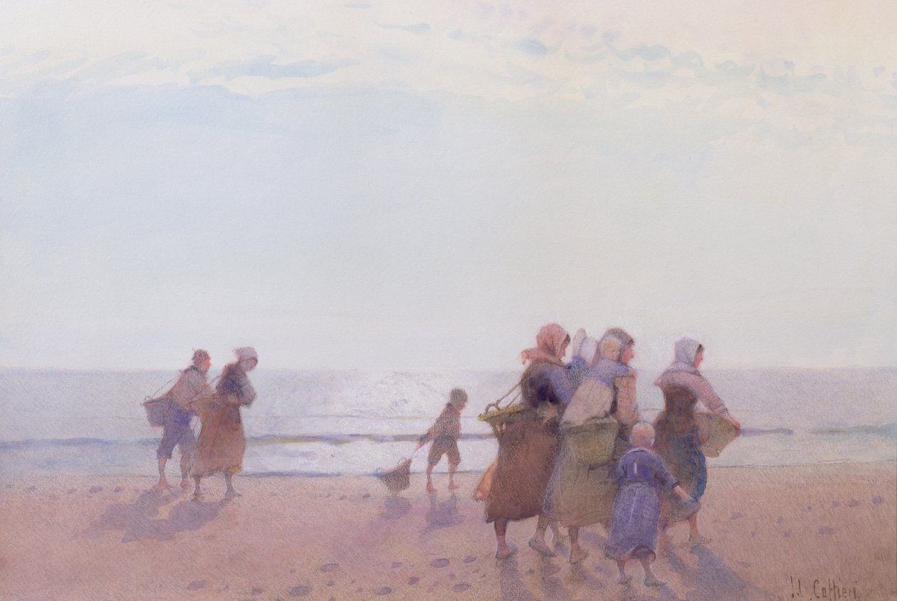Musselsamlare av Hector Caffieri