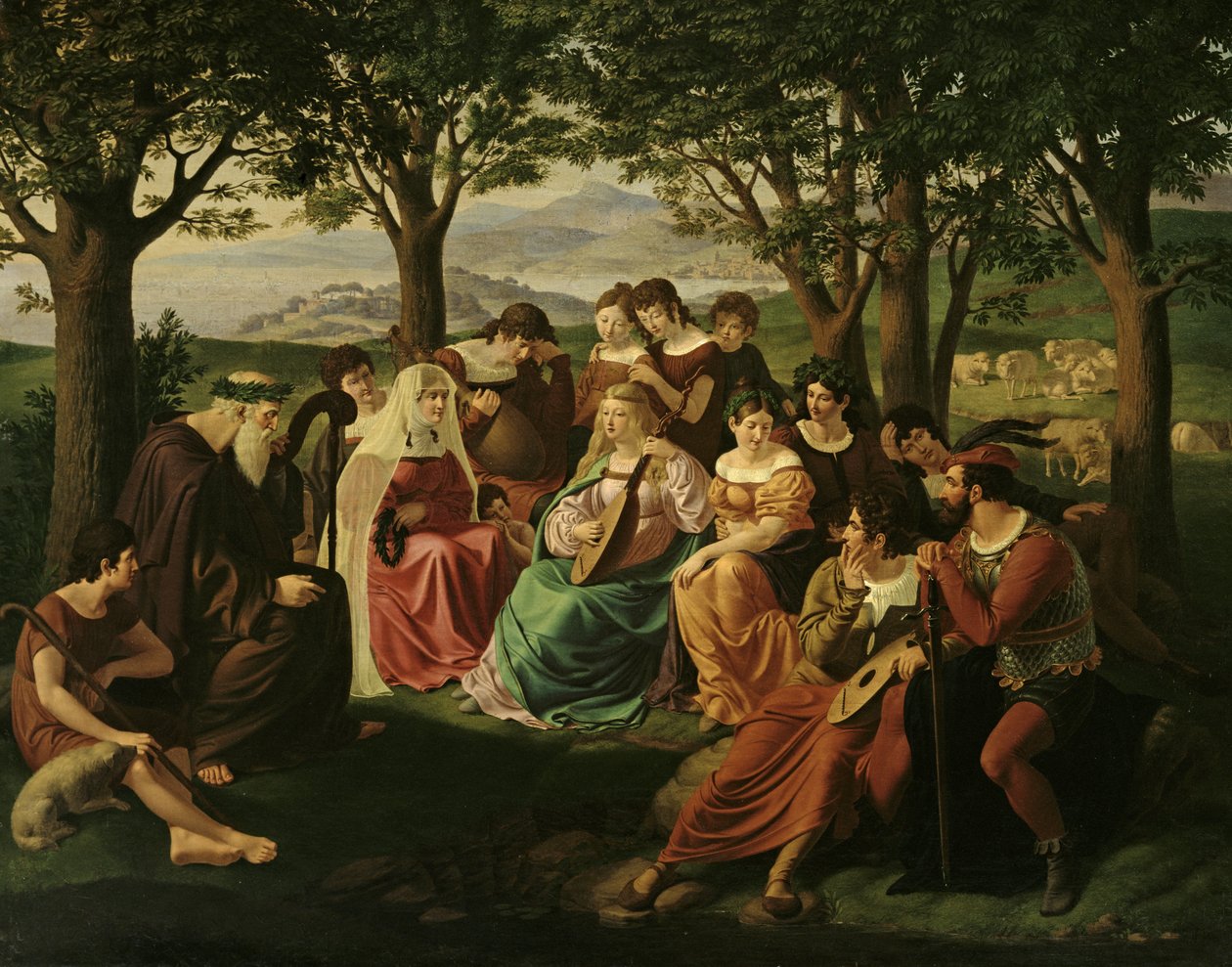 Sångtävling av Heinrich Anton Daehling