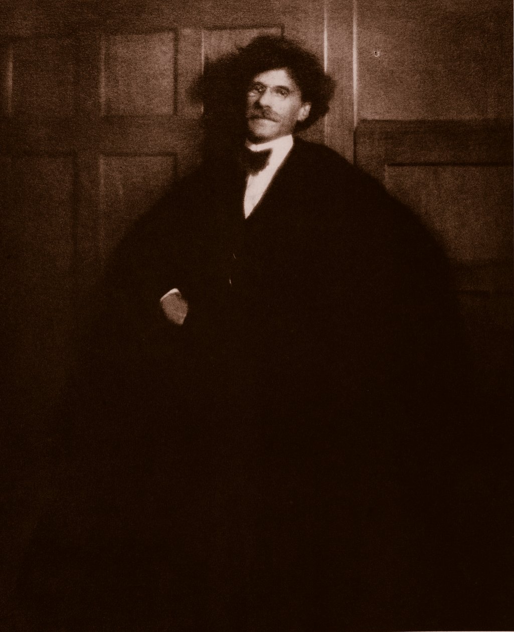 Alfred Stieglitz (sepiafoto) av Heinrich Kuhn