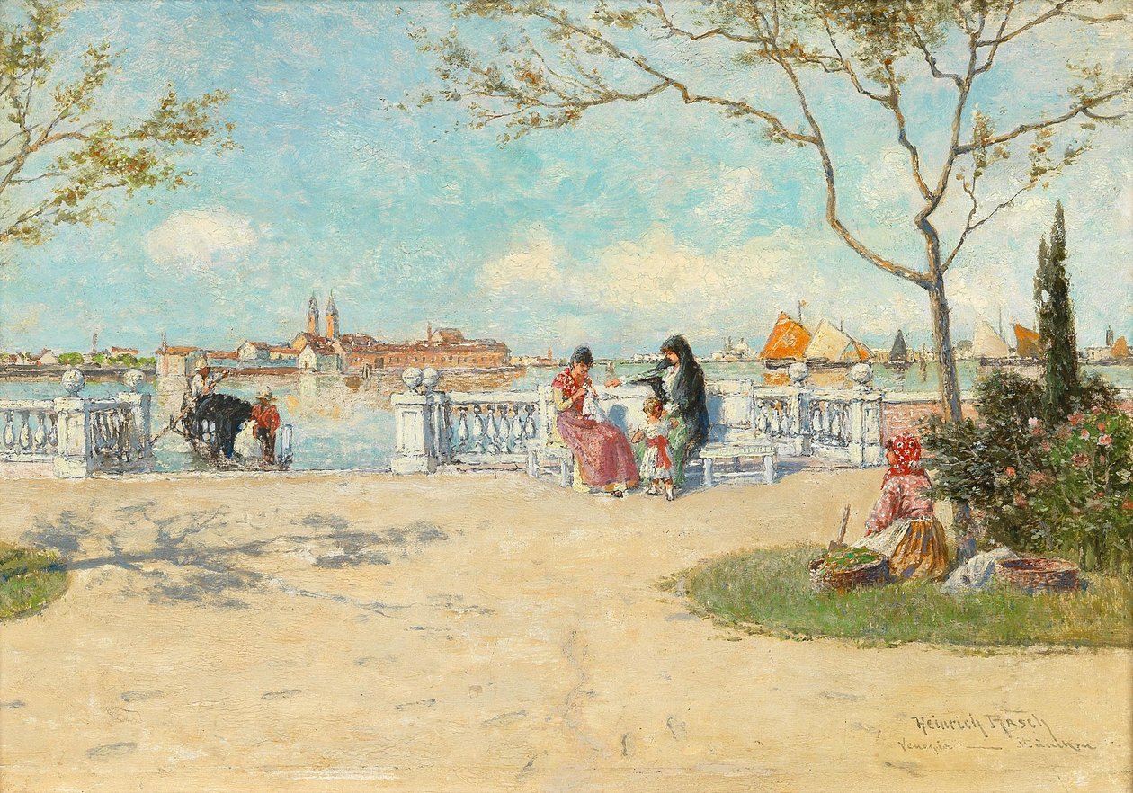 Venetiansk scen av Heinrich Rasch