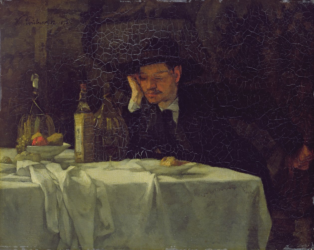 Med vin från Rom, 1872 av Heinrich Wilhelm Truebner
