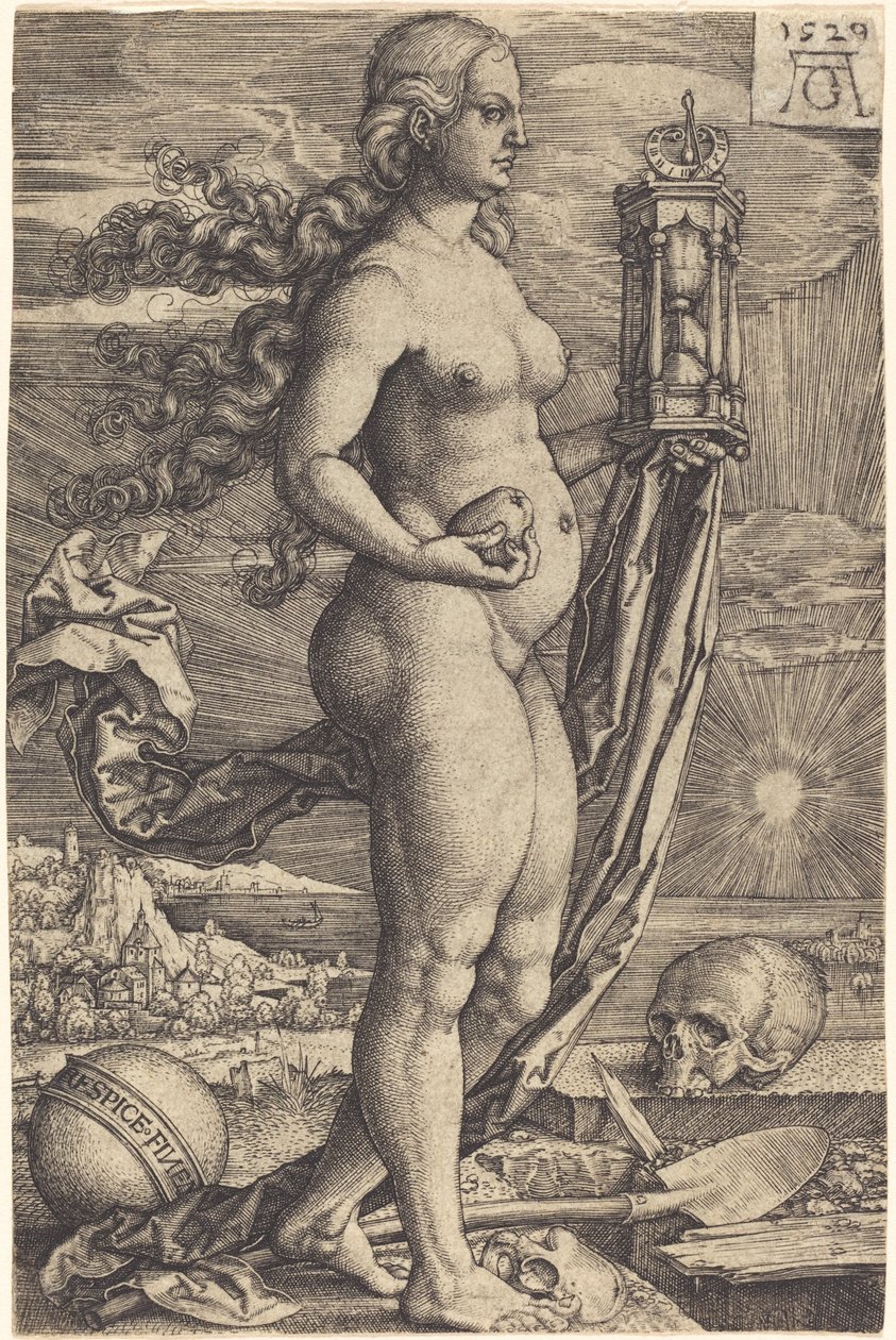 De dödas minne, 1529. av Heinrich Aldegrever