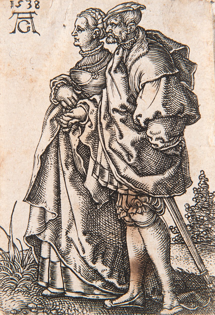 Från serien The Small Wedding Dancers, 1538. av Heinrich Aldegrever