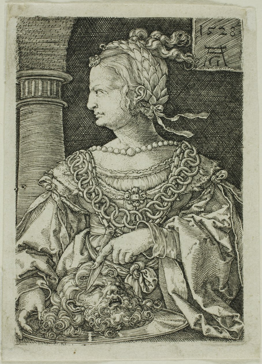 Judith med huvudet av Holofernes av Heinrich Aldegrever