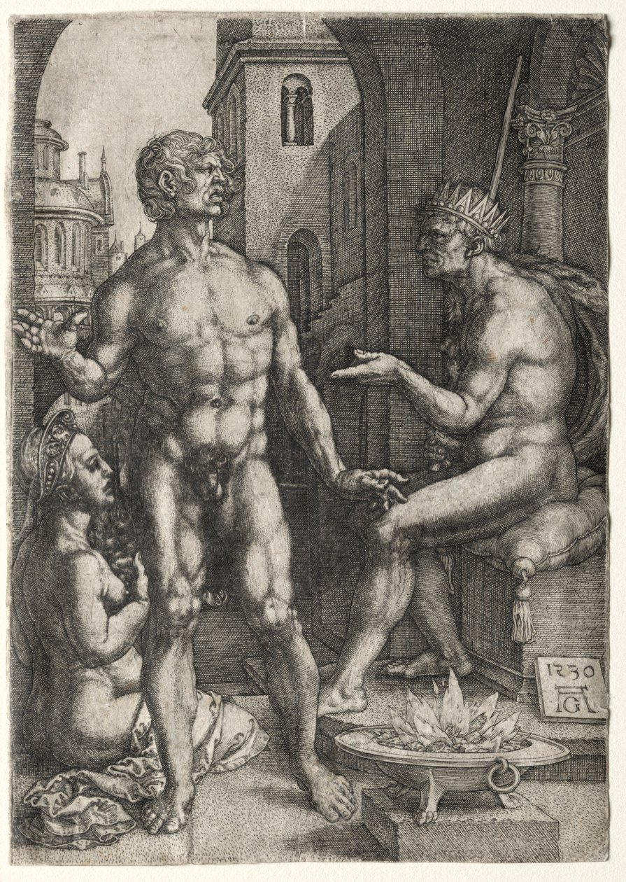 Mucius Saevola, 1530 av Heinrich Aldegrever