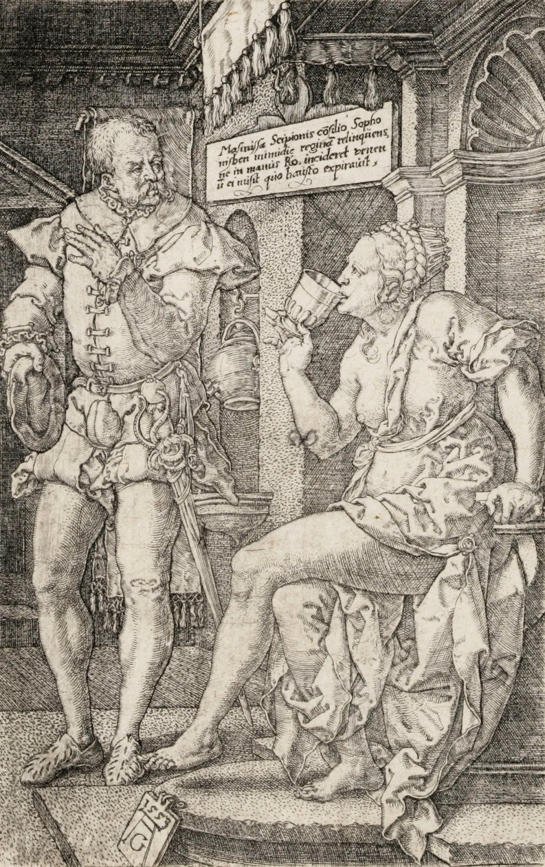 Sophonisbe av Heinrich Aldegrever
