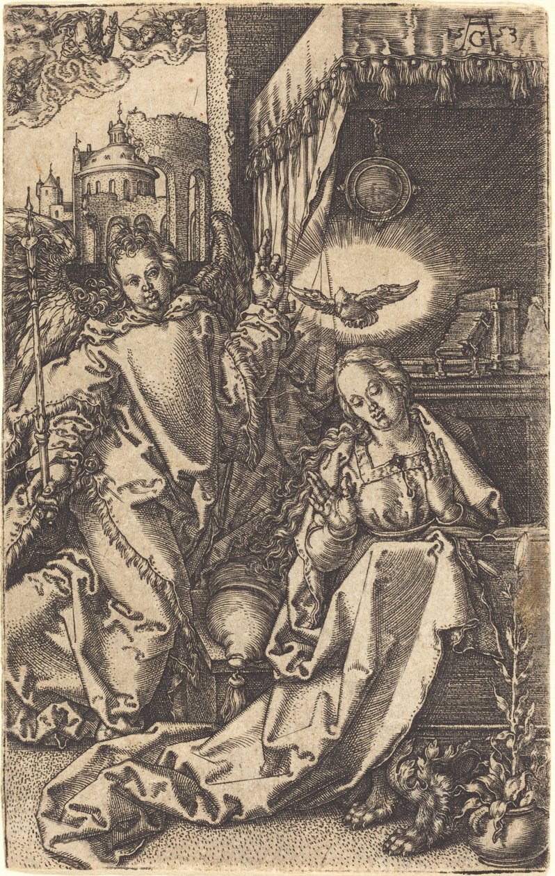Bebådelsen av Heinrich Aldegrever