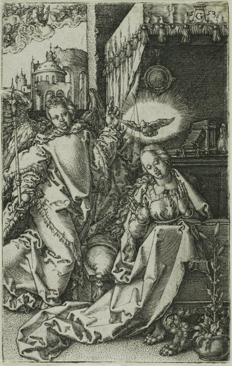 Bebådelsen av Heinrich Aldegrever