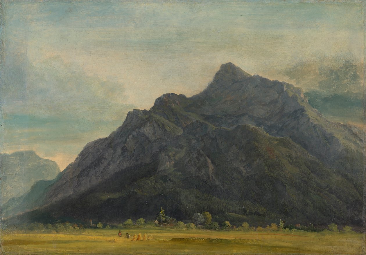 Untersberg nära Salzburg av Heinrich Burkel