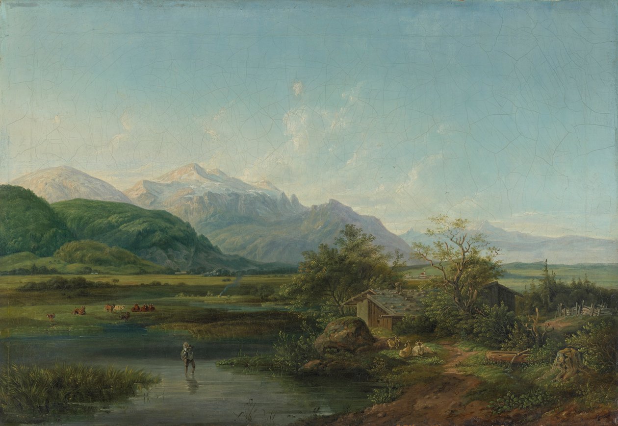 övre bayerska hedarna av Heinrich Burkel
