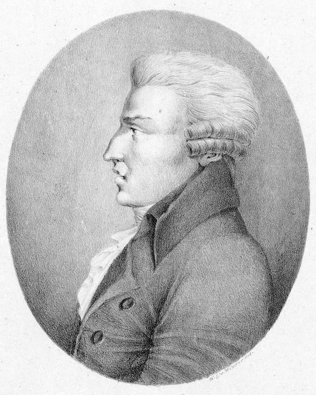 Avbildad person:  Francesco Durante av Heinrich Eduard Winter