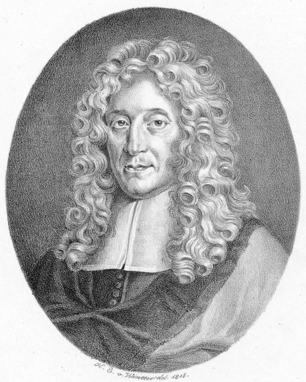 Avbildad person:  Johann Kaspar Kerll av Heinrich Eduard Winter