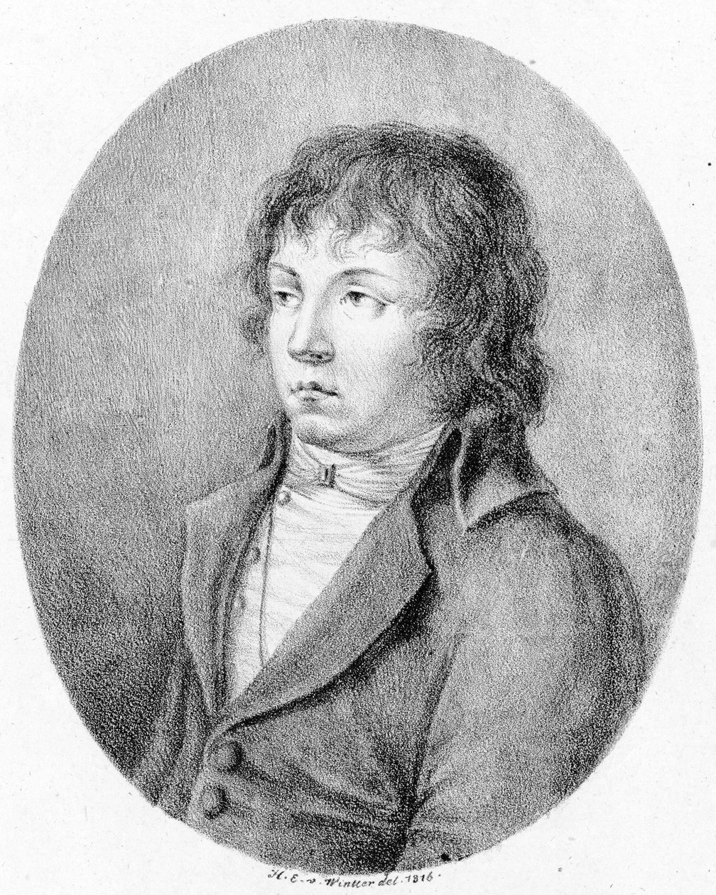 Avbildad person:  Luigi Marchesi av Heinrich Eduard Winter