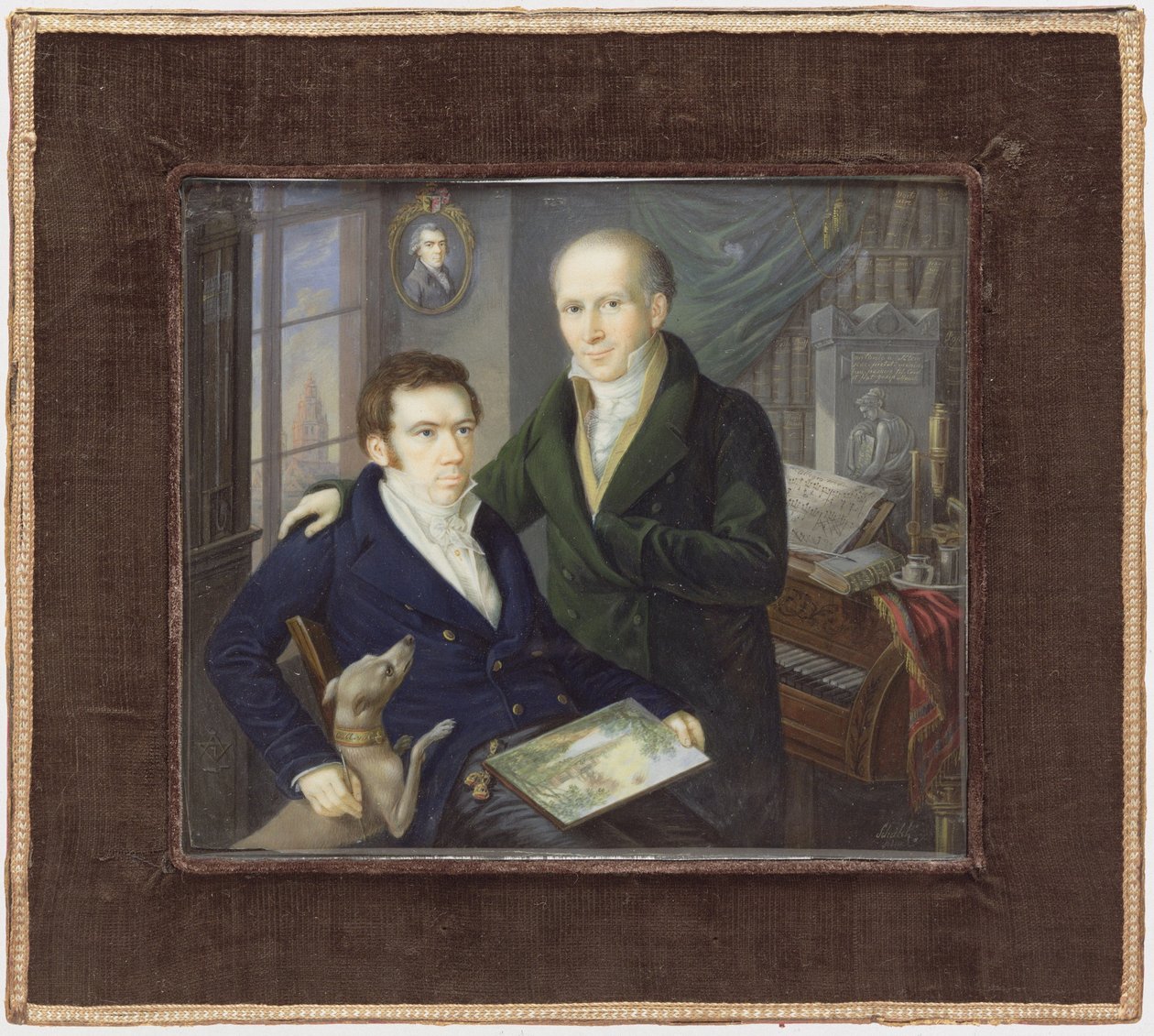 Joseph och Karl August von Klein av Heinrich Franz Schalck