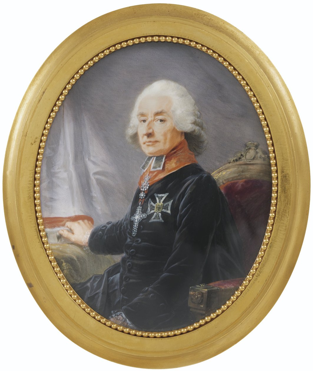Porträtt av Friedrich Karl Joseph Reichsfreiherr von Erthal 1719-1802, 1789 av Heinrich Friedrich Füger