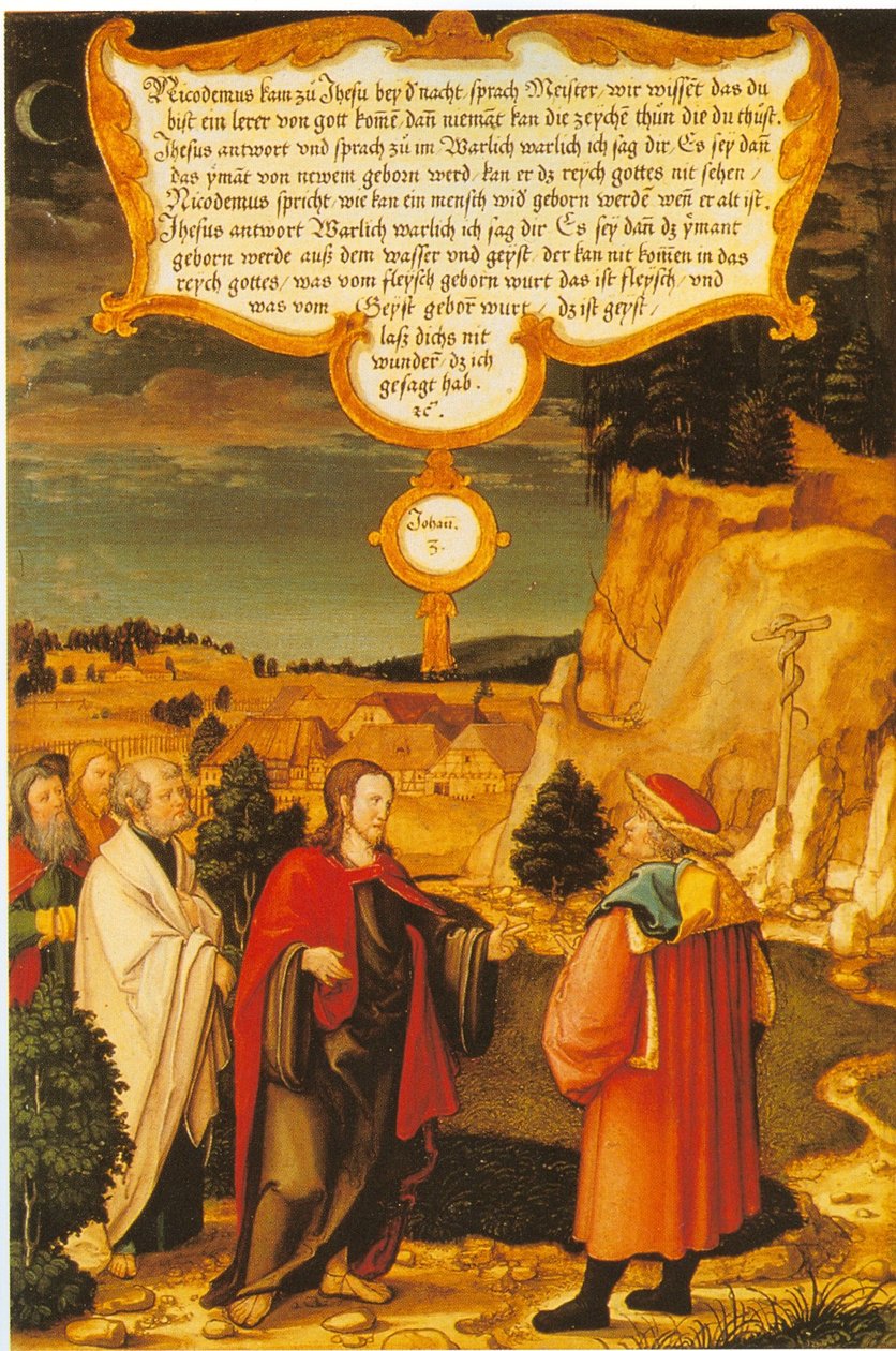 185 Württemberg och Mömpelgard Mömpelgard Altare Kristus och Nikodemus av Heinrich Füllmaurer