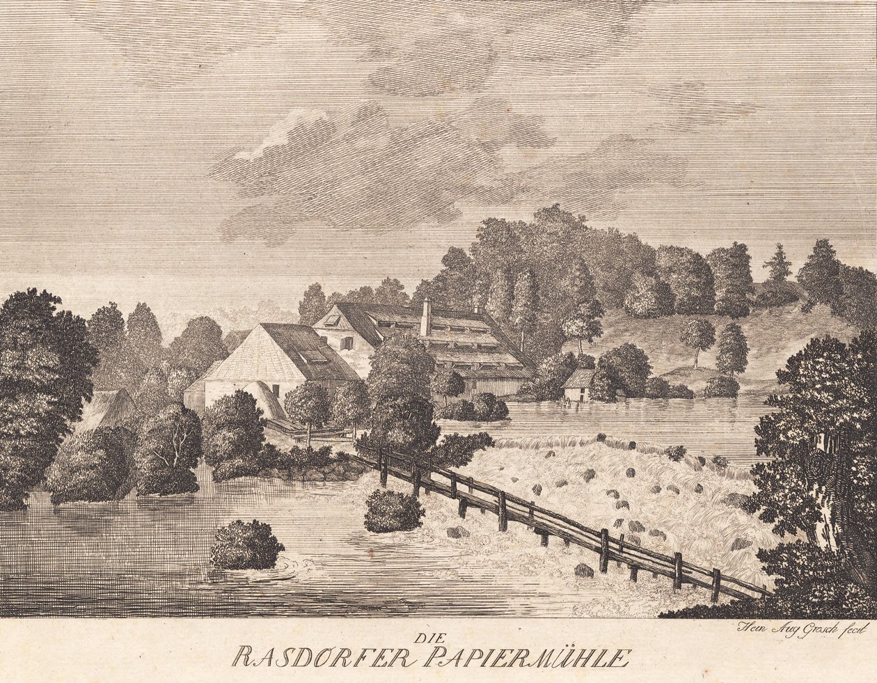 Pappersbruket i Rasdorf av Heinrich Grosch
