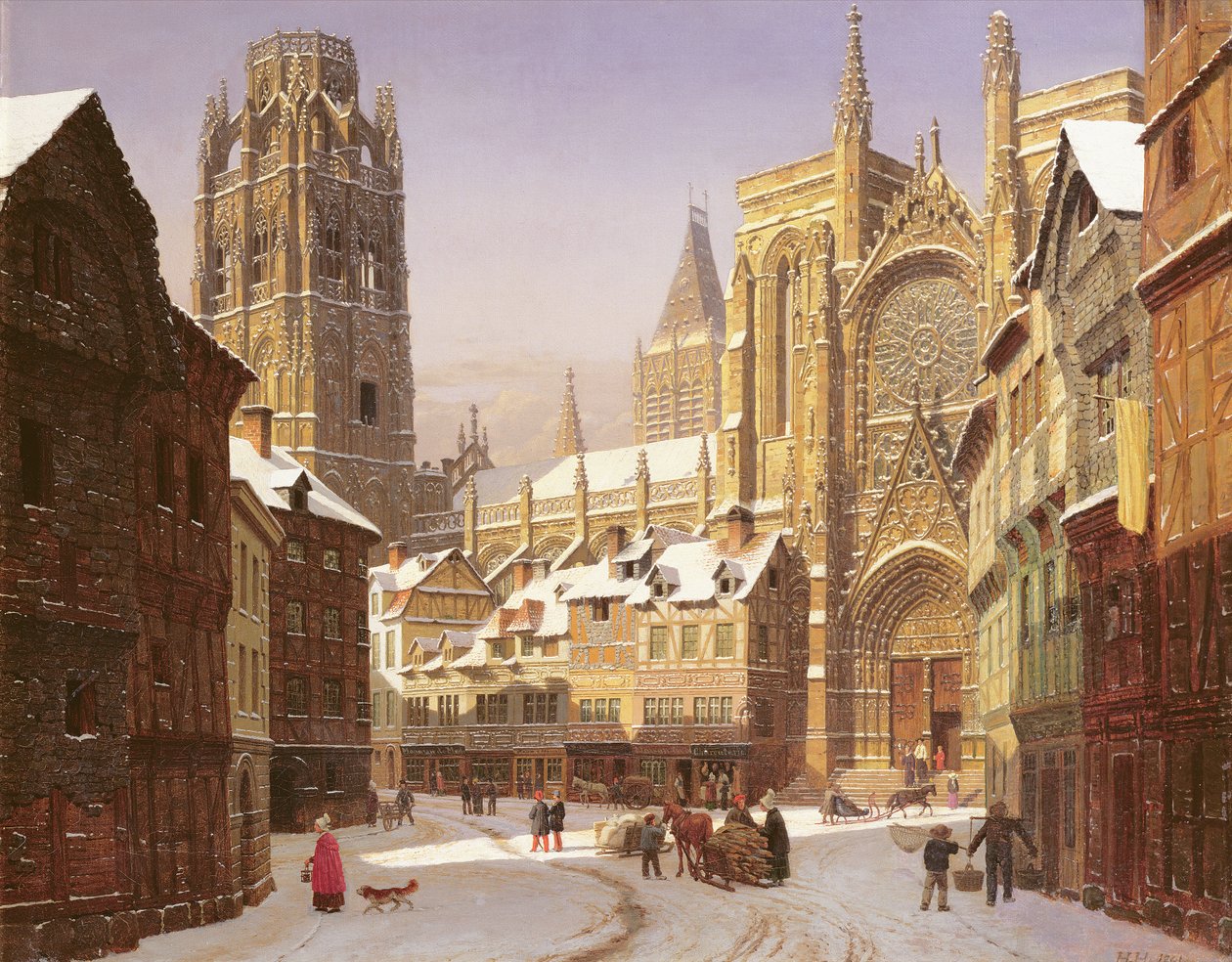 Dutch Cathedral Townswed av Heinrich Hansen