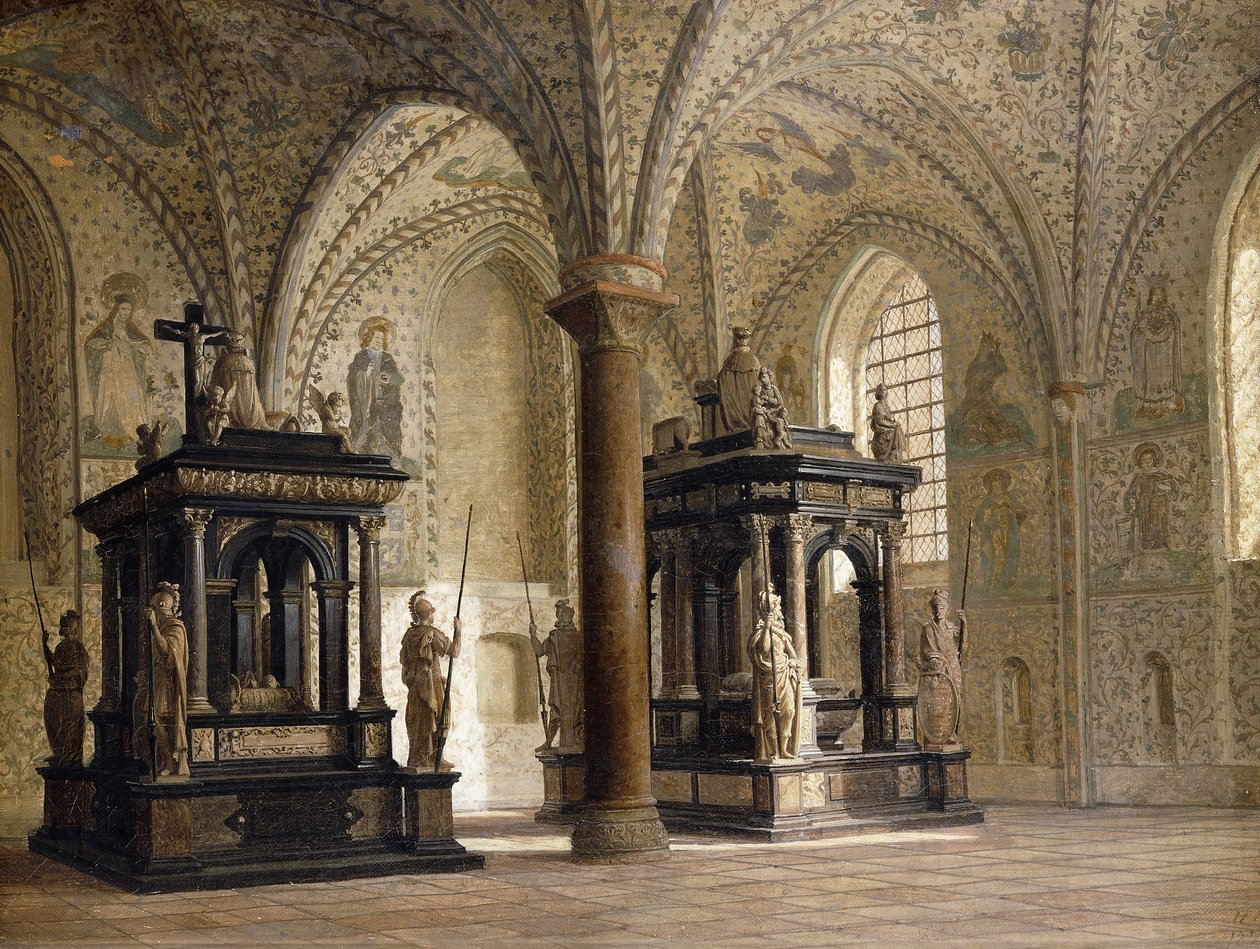 Roskilde domkyrka, Danmark, 1874 av Heinrich Hansen