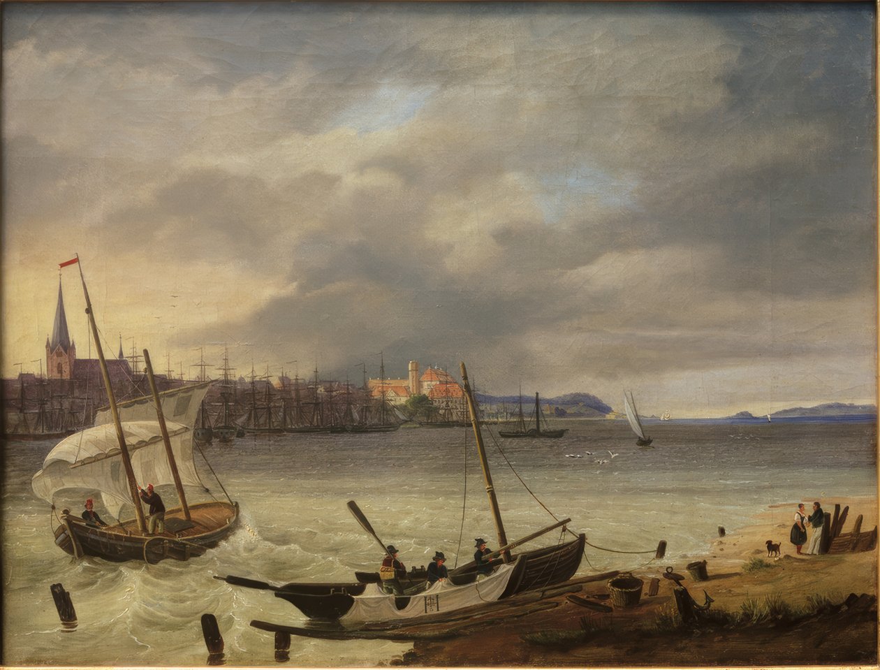 Kiel och Kielfjorden av Heinrich Hintze
