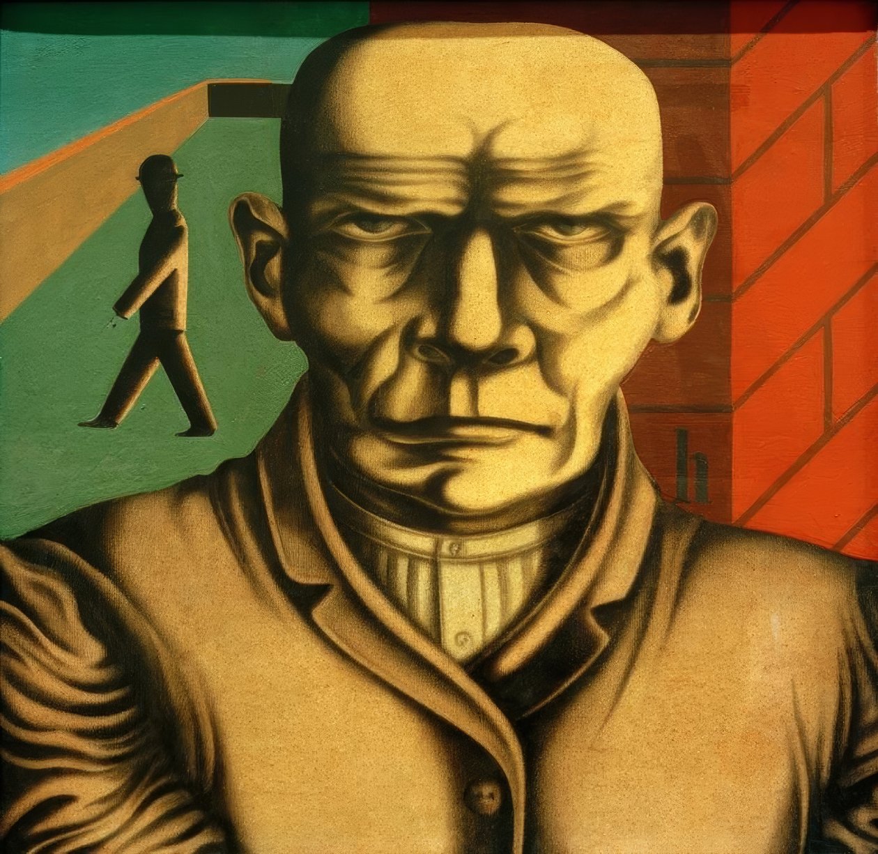 Arbetare av Heinrich Hoerle