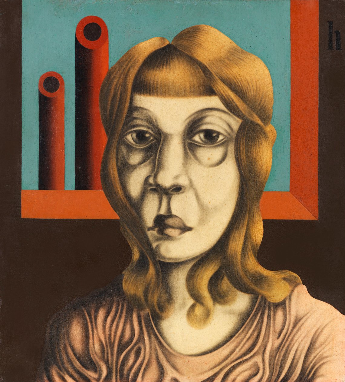 Fabriksarbetare, 1926. av Heinrich Hoerle