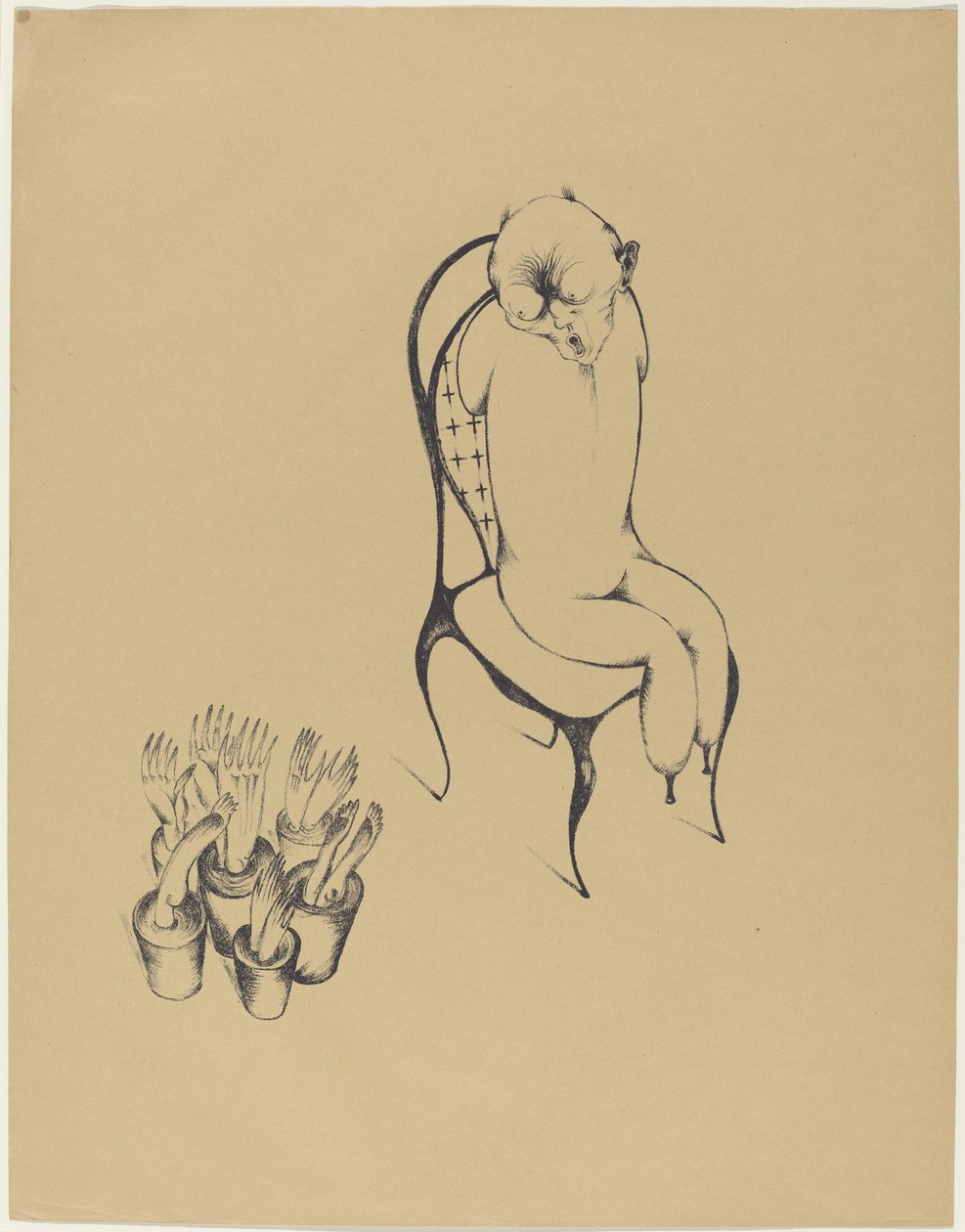 Hallucinationer (Hallucinationer) av Heinrich Hoerle