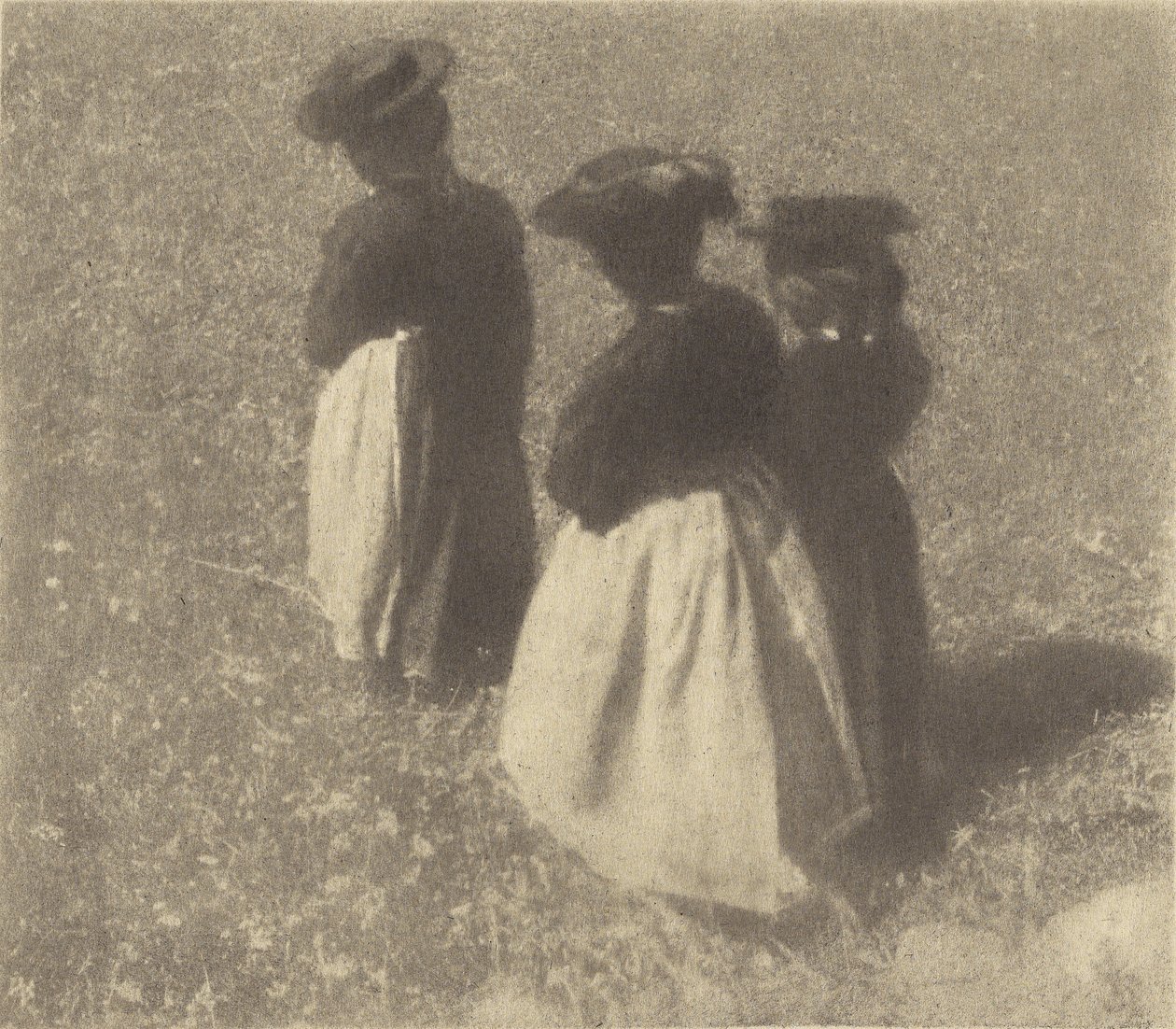 [Kvinnor från Pustertal] av Heinrich Kuhn