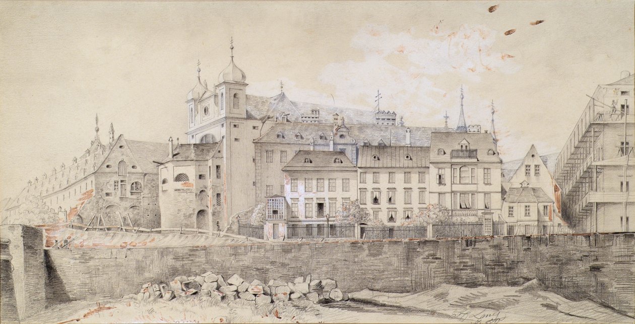 Dominikanska kyrka och kloster i Wien av Heinrich Lang