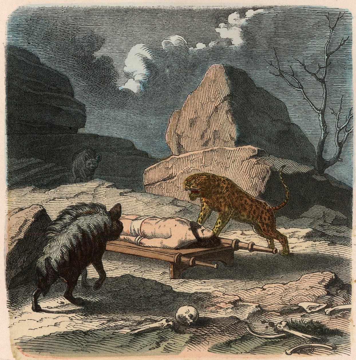 Ancient Orient, perser: avslöjar en dödlig kvarleva av Heinrich Leutemann