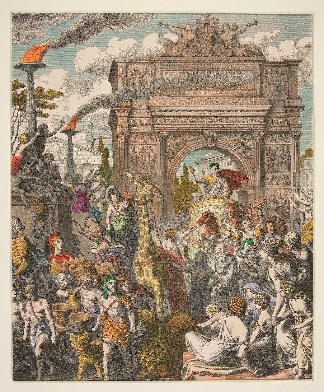 Bilder av antiken - XV. Romarna - triumfande inträde av Heinrich Leutemann