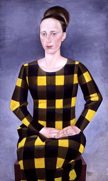 Ingeborg Stegeman, född Krause, konstnärens hustru, 1925 av Heinrich Stegemann