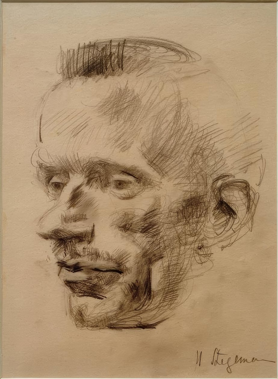 Porträtt av Wilhelm Werner, omkring 1926 av Heinrich Stegemann