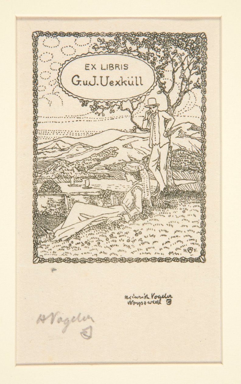 Boktavlor av Heinrich Vogeler
