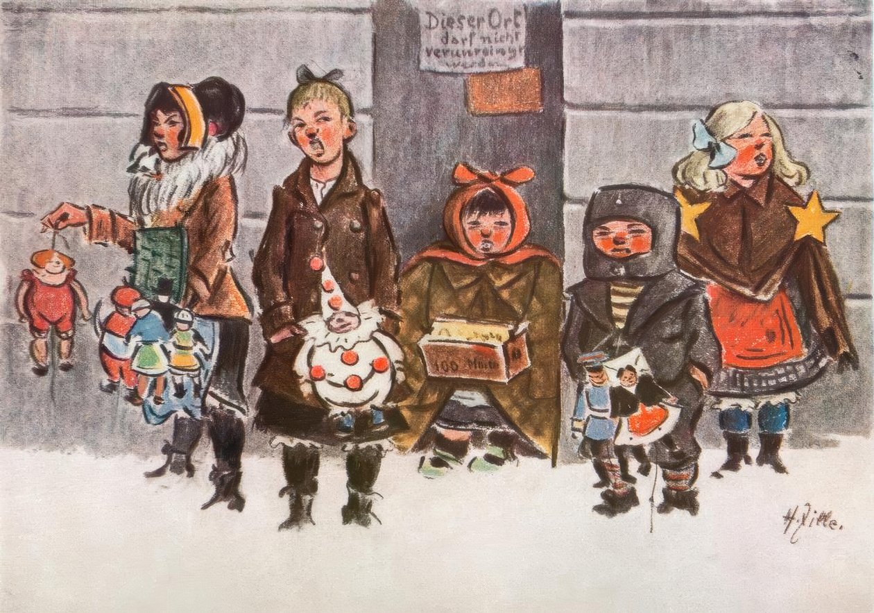 Ten Fennje hoppknekten! / Fem fenne, den gyllene stjärnan! av Heinrich Zille