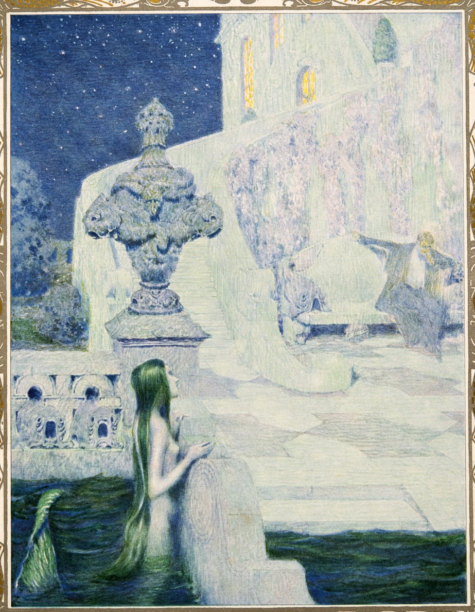 The Little Sea Maid från Tales av Hans Christian Andersen, pub. 1911 av Heinrich and Urban Lefler