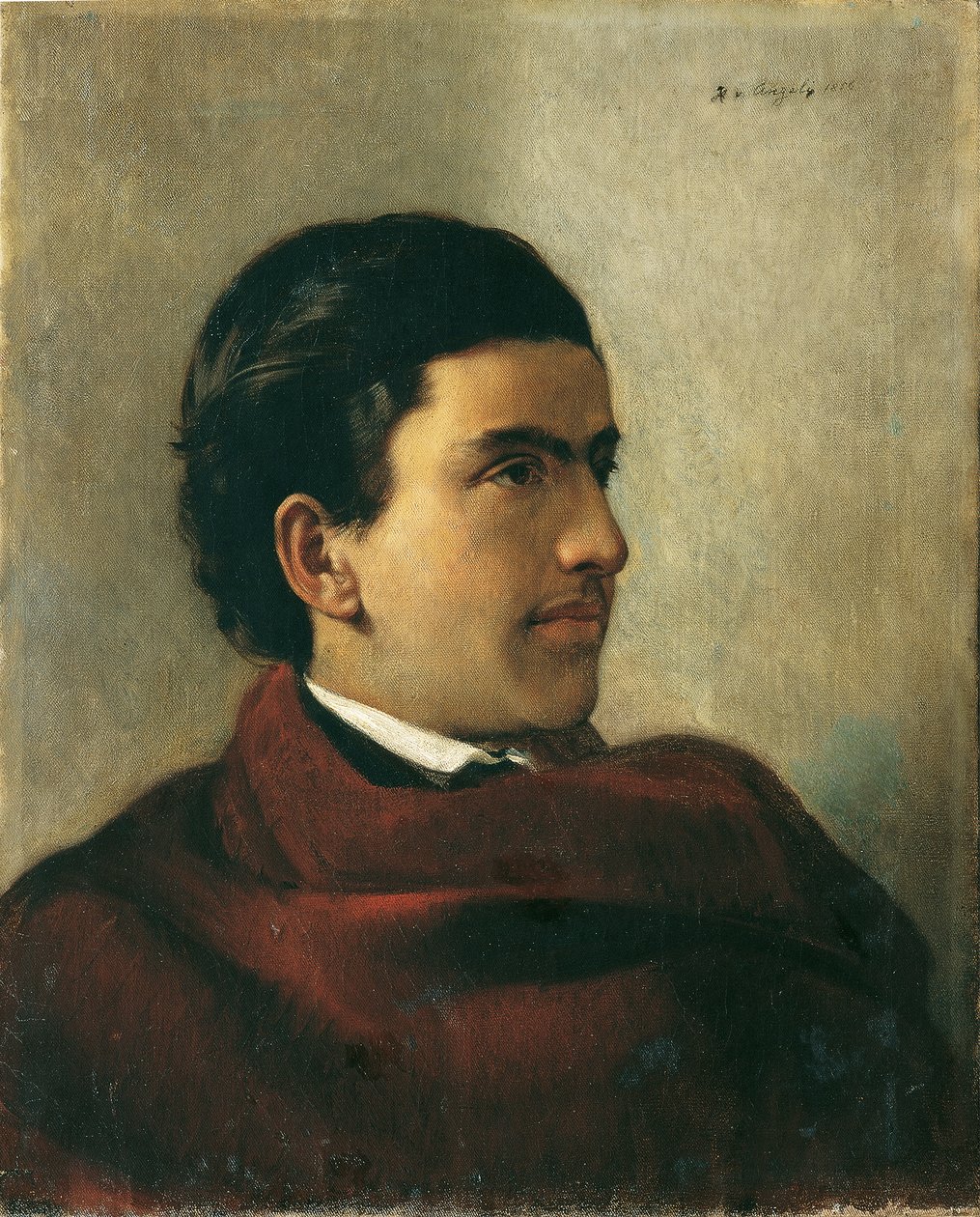 Den österrikiske officeren Otto Pohl av Heinrich von Angeli