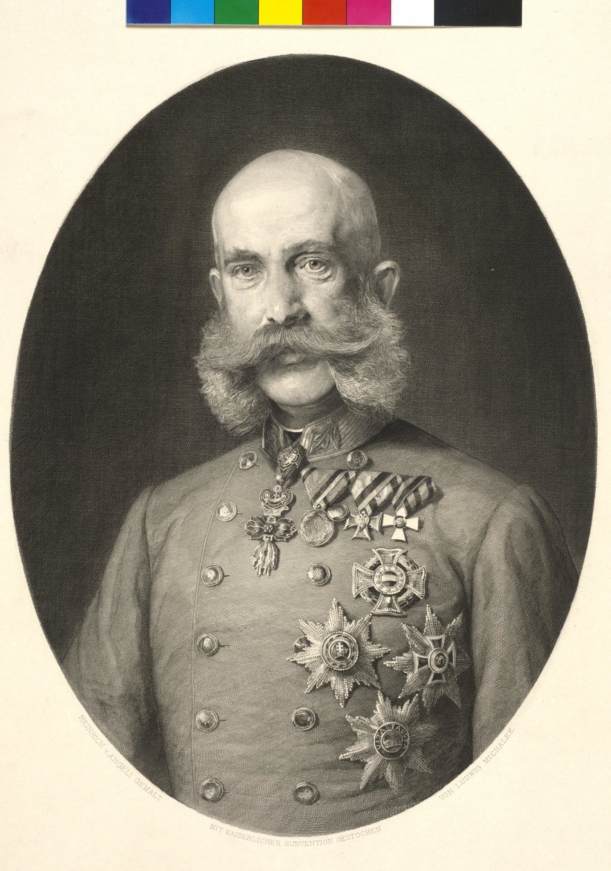 Kejsare av Österrike Franz Joseph I av Heinrich von Angeli