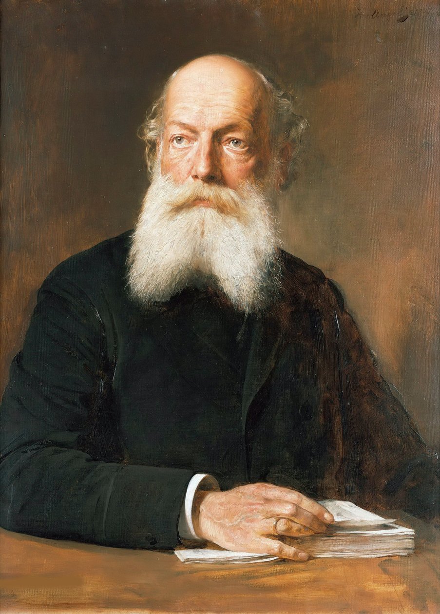 Porträtt av Friedrich August Kekulé von Stradonitz, 1829-1896, 1890. av Heinrich von Angeli