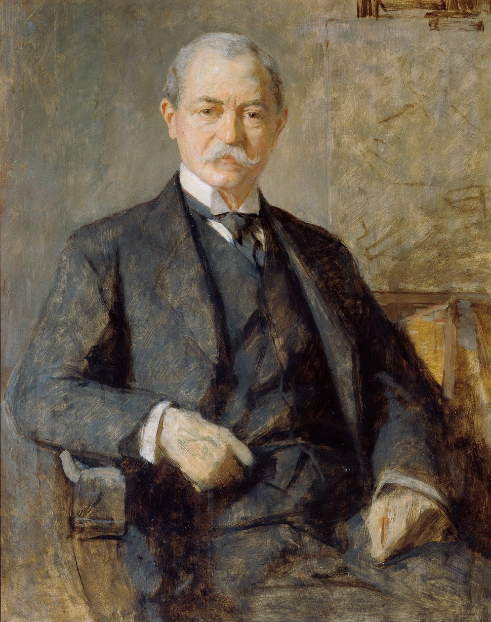 självporträtt av Heinrich von Angeli
